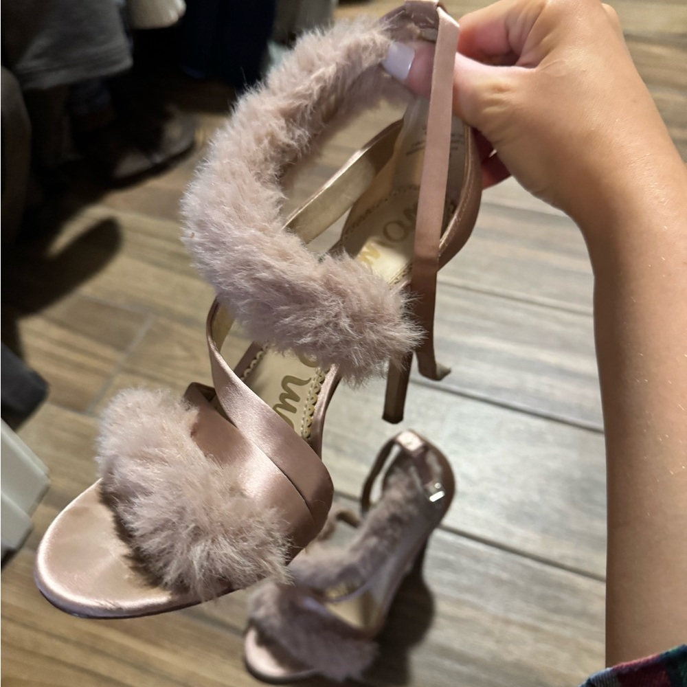 Sam Edelman Adelle Heels with Faux Fur